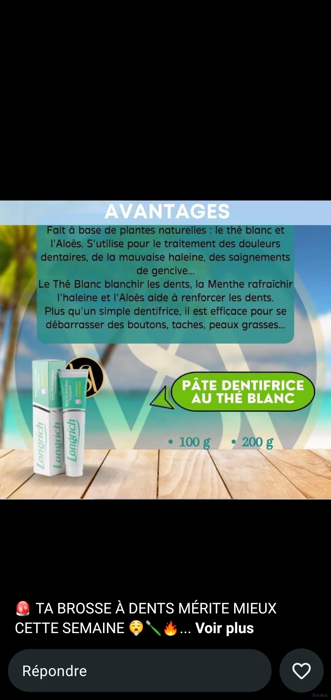 dentifrice médicale longrich - 2