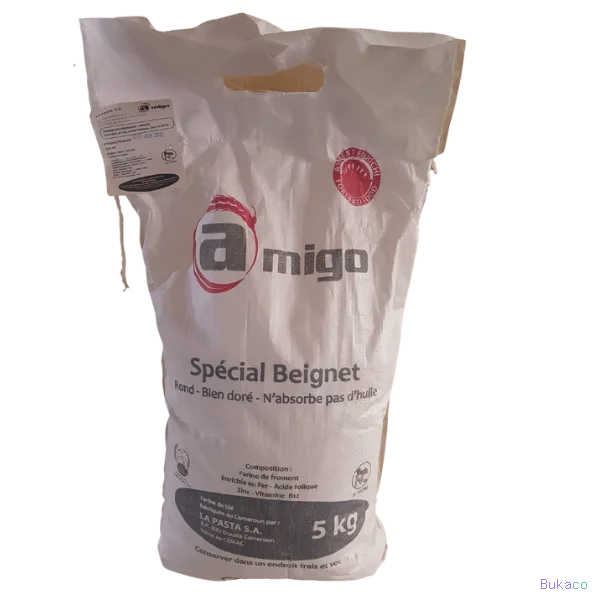 Farine de Blé Amigo Supérieure – Sacs de 5kg, 25kg et 50kg au meilleur prix à Bafoussam et l’Ouest-Cameroun chez Renova