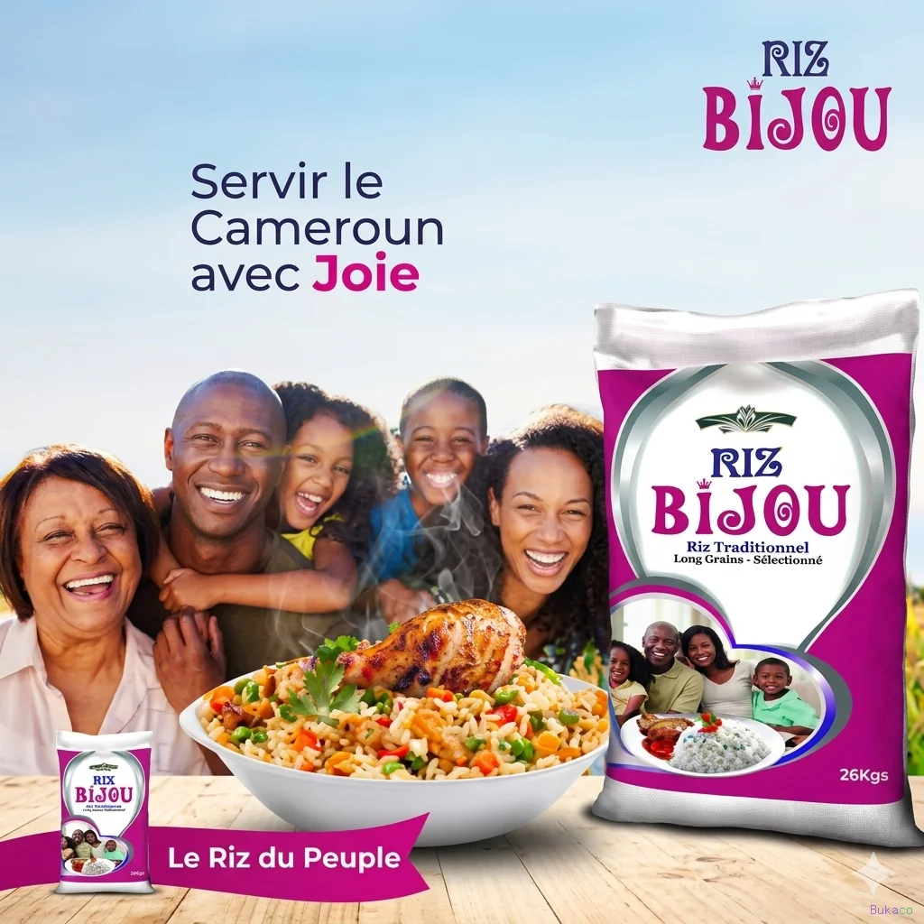 Riz Bijou Parfumé Long Grain – Sac de 25kg (Produit Phare) et 50kg au meilleur prix à Bafoussam et l'Ouest-Cameroun chez Renova