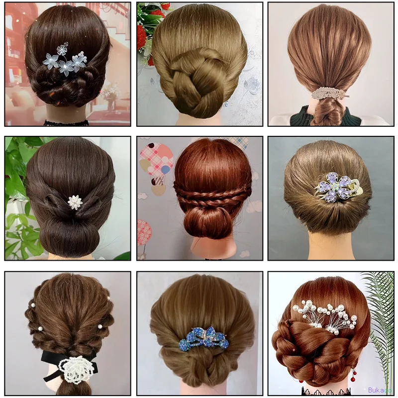 Tête de mannequin d'entraînement de haute qualité à cheveux mixtes pour la cosmétologie – Meilleure vente - 3